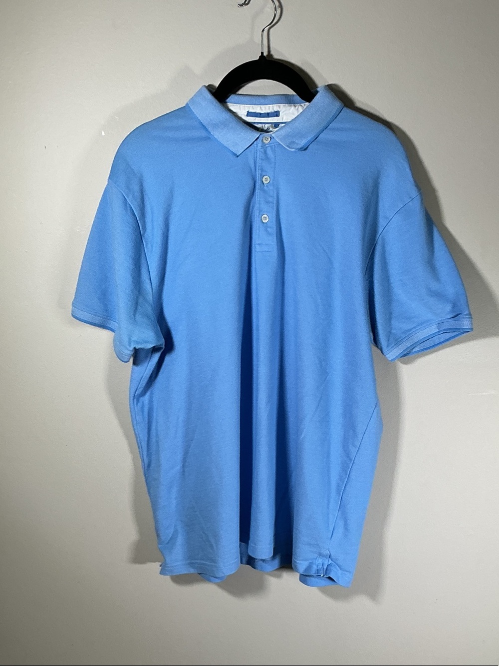 Denim & Flower Ricky Singh Light Blue Polo Shirt Men’s XL Casual Golf